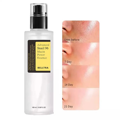 Snail Mucin 96% Korean Skin Care Anti-Aging Facial Essence Fades Fine Lines Repair Essence Firming Face Snail Brightens