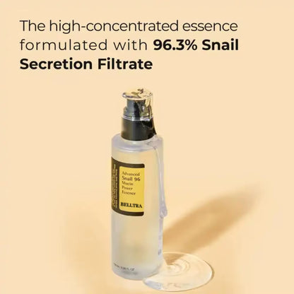 Snail Mucin 96% Korean Skin Care Anti-Aging Facial Essence Fades Fine Lines Repair Essence Firming Face Snail Brightens